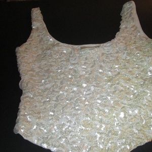 Sequined camisole